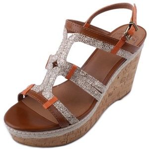 Lucky Brand Keena Womens Wedges Size 10